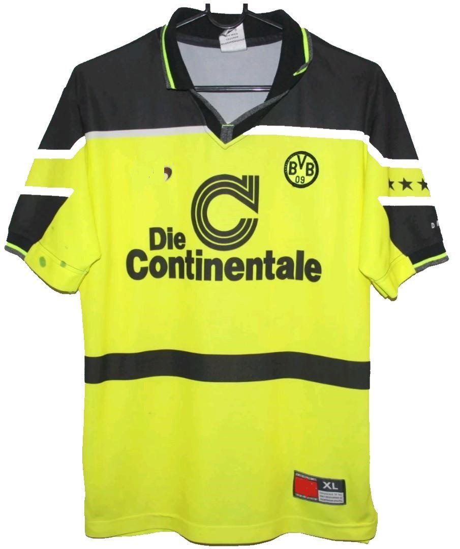 Camisa retro Borussia Dortmund 1997 1998 I jogador